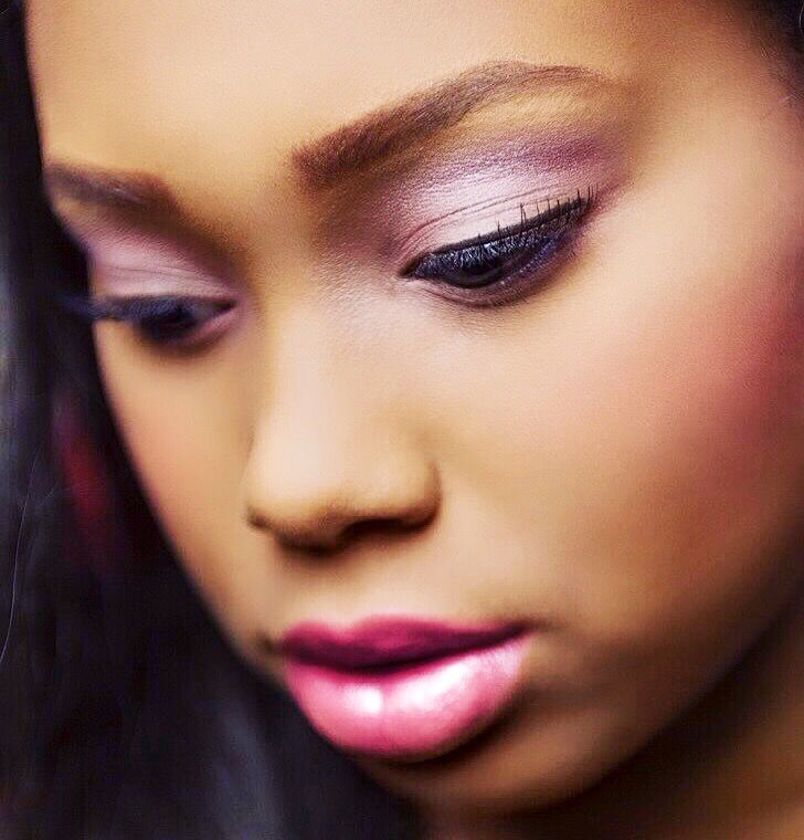 Gepflegtes Make-up Ergebnis