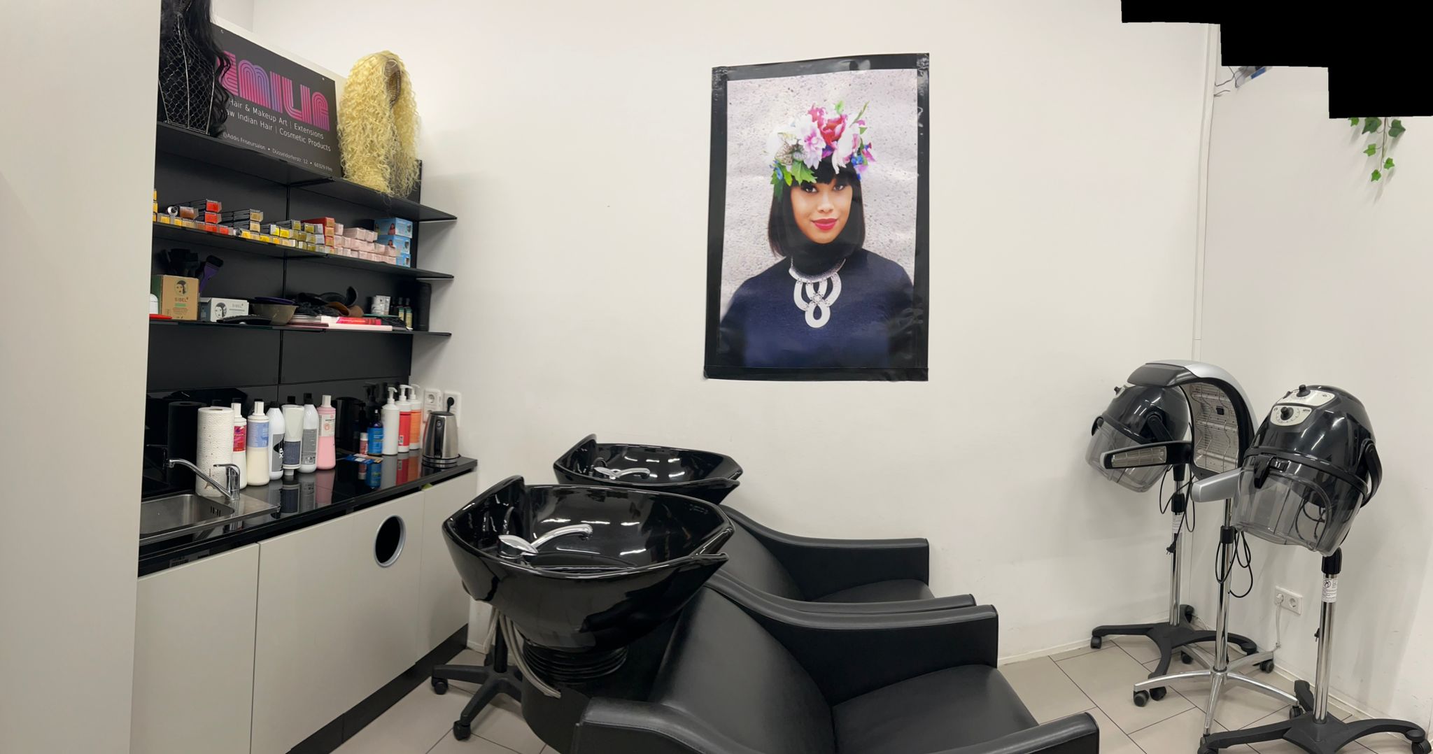 Styling-Bereich im Salon